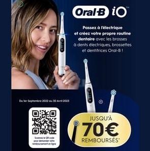 Offre ORALB: Jusqu'à 70€ remboursés