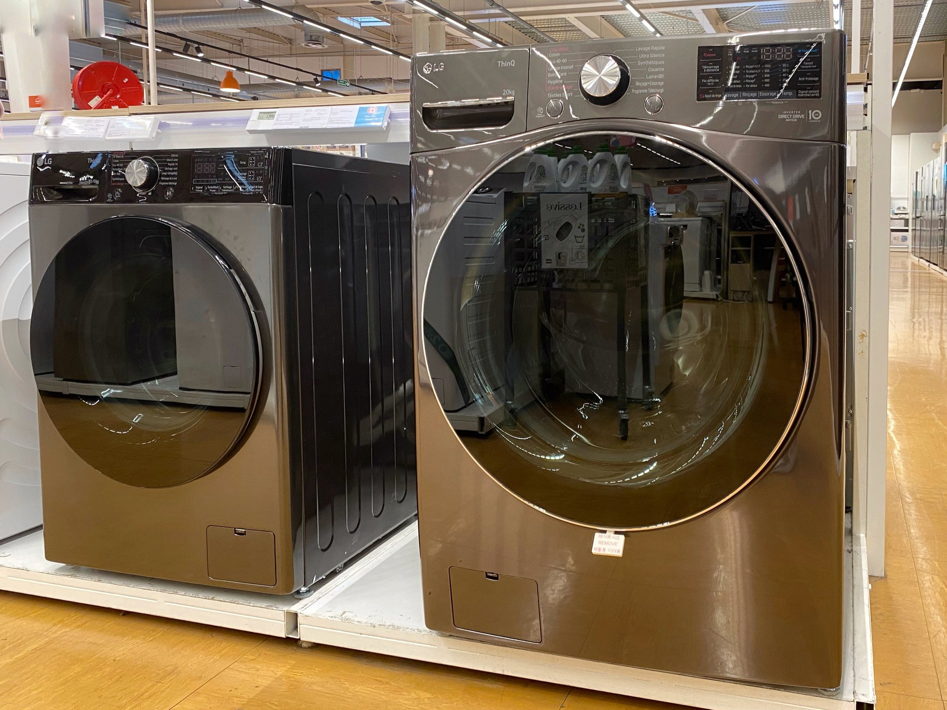 Boulanger Plan de Campagne, Lave linge LG