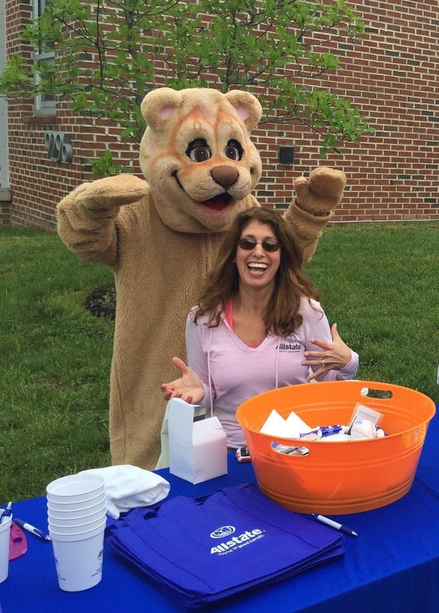 We loved volunteering at the Cougar Literacy Run.  And then we set up a table offering car insurance quotes and home insurance quotes and provided donations to Cougar Elementary School in Manassas Park, VA