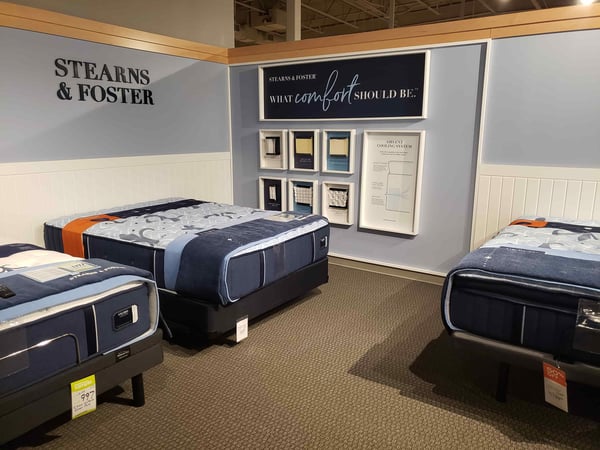 Sioux City Slumberland Furniture Stearns & Foster mattresses