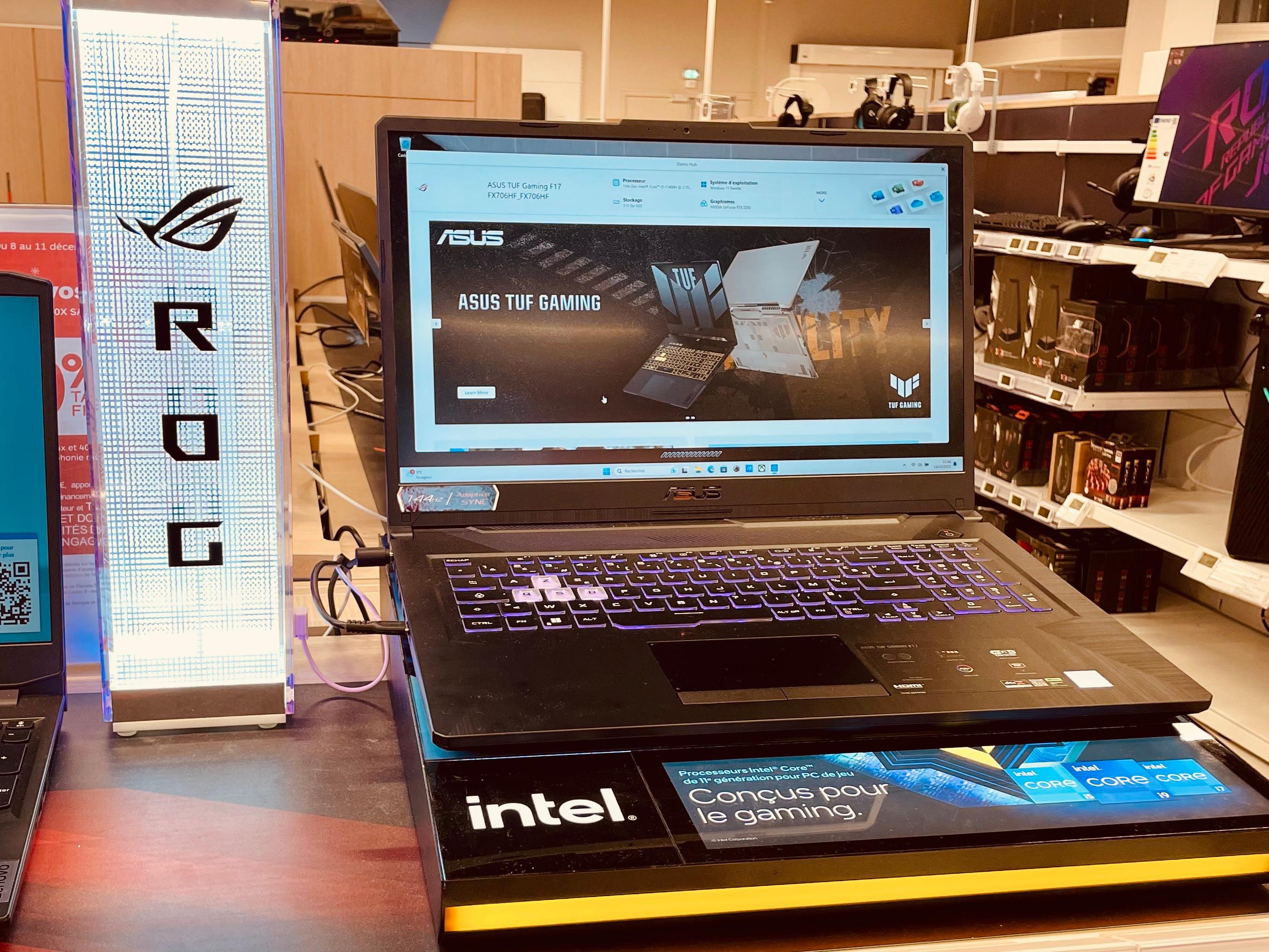 Découvrez les ordinateurs gamer ASUS ROG dans votre magasin Boulanger Villefranche sur Saône !