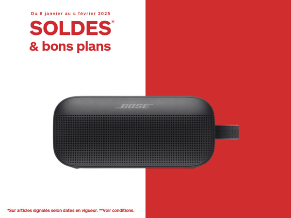 Enceinte portable Bose SoundLink Flex au soldes chez boulanger tours saint pierre des corps