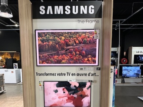 Boulanger Briançon - espace de marque TV Samsung The Frame