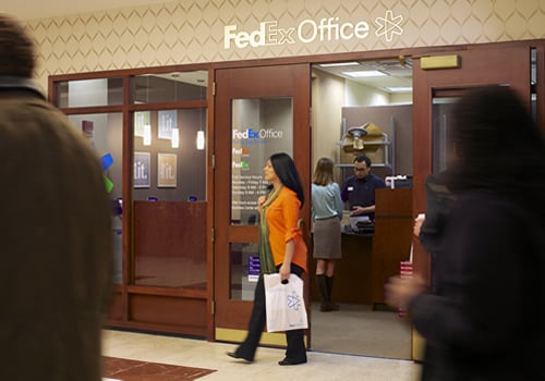 FedEx Office located inside hotel or convention center