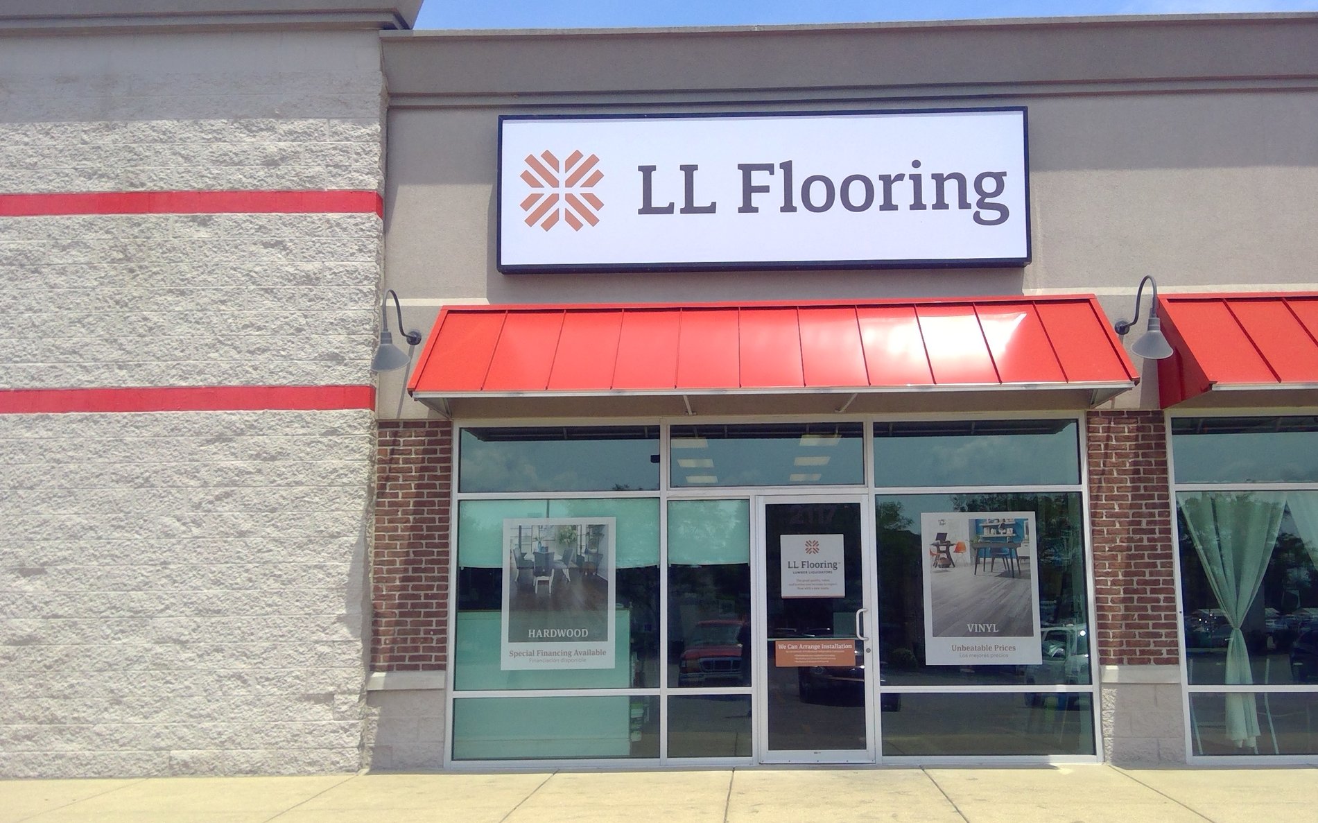 LL Flooring #1244 Greenwood | 2117 Independence Drive | Storefront
