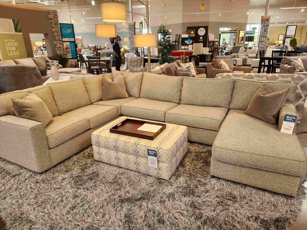 West Des Moines Slumberland sectional