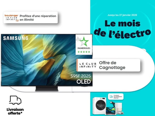 Envie de vous offrir un TV oled Samsung à Châteauroux ? Profitez de la livraison et de la mise en service OFFERTES de votre télé Samsung oled à Boulanger Châteauroux