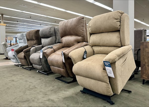 Explore our top-rated lift chairs, designed for convenience and ease. Visit Slumberland Furniture in Burlington, IA for the best selection.