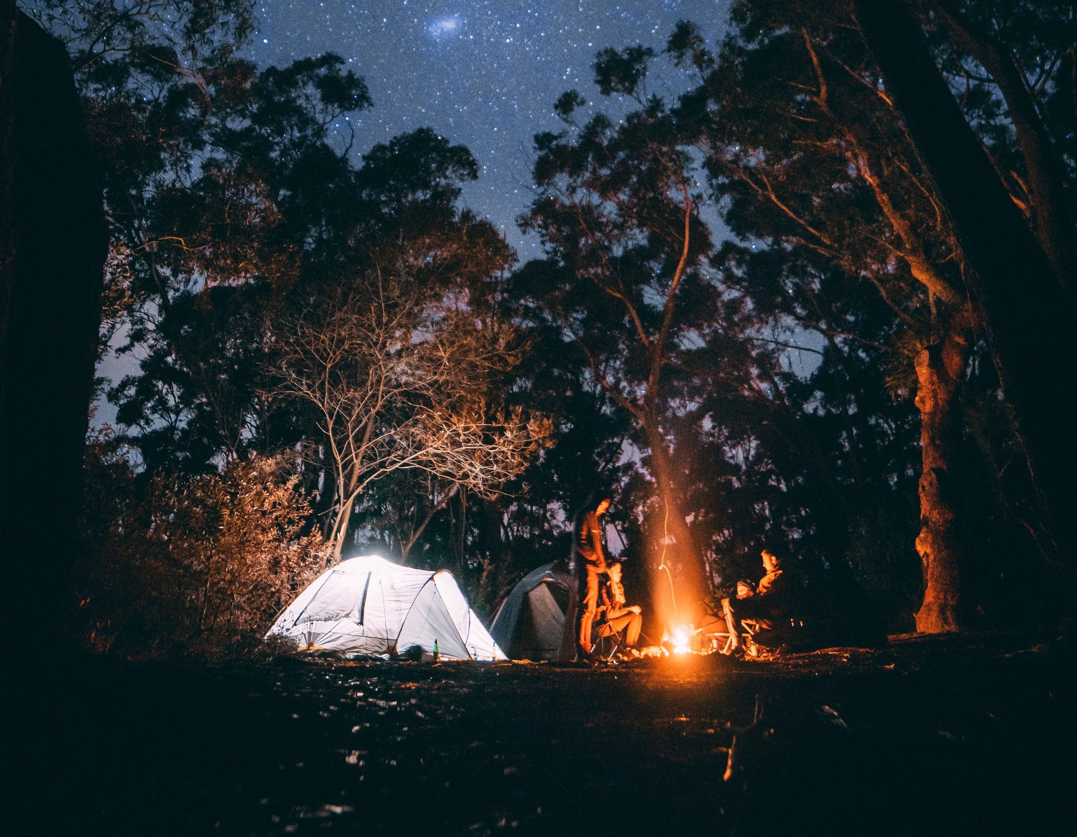 Песни пикник ночь. Палатка в лесу. Ночь палатка костер. Кемпинг костер. Костер у озера.