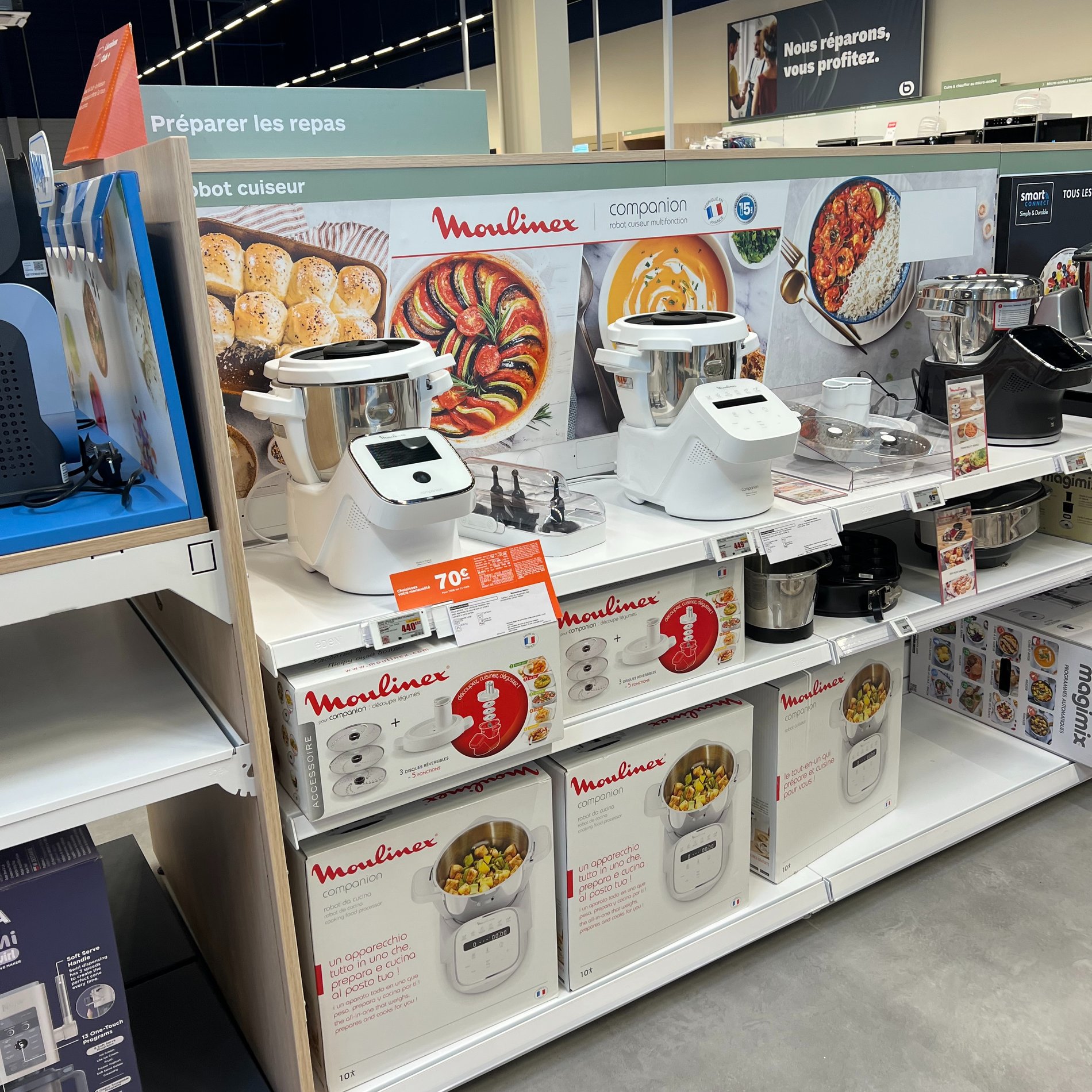 robot chauffant moulinex companion dans votre magasin boulanger st quentin