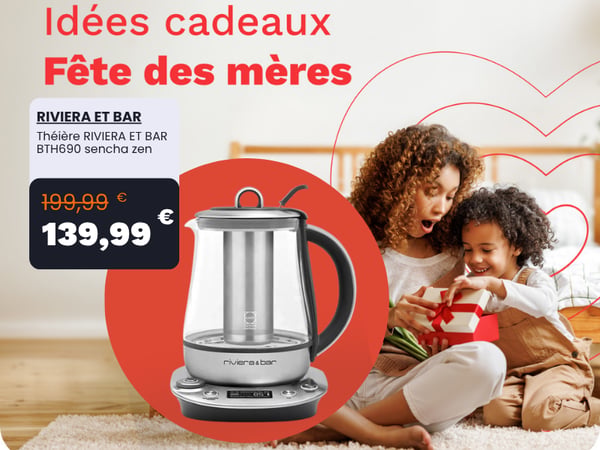 Théière RIVIERA ET BAR BTH690 sencha zen