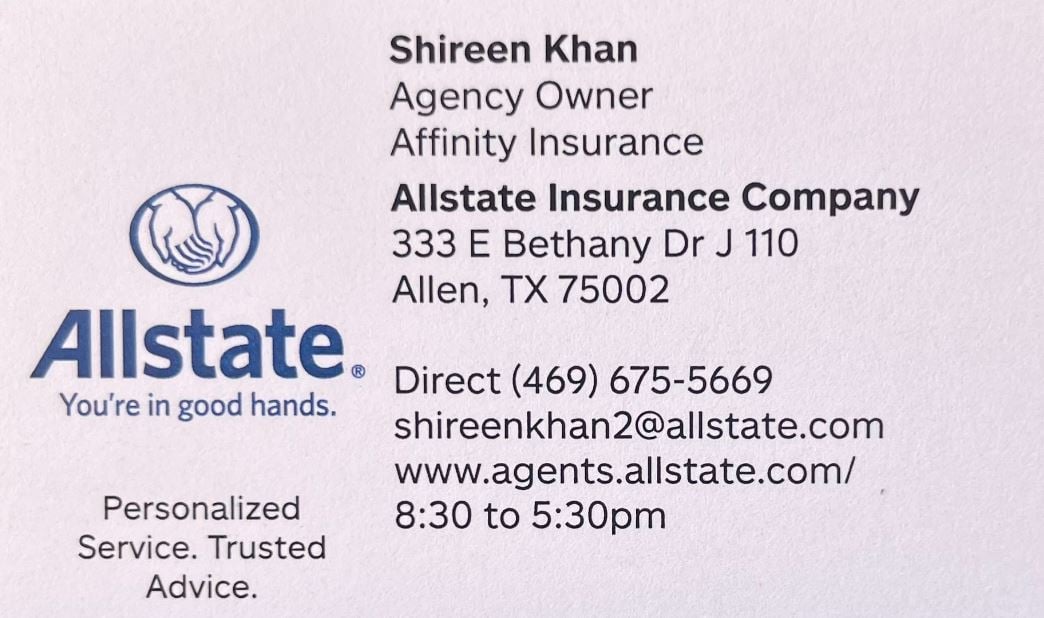 allstate insurance card