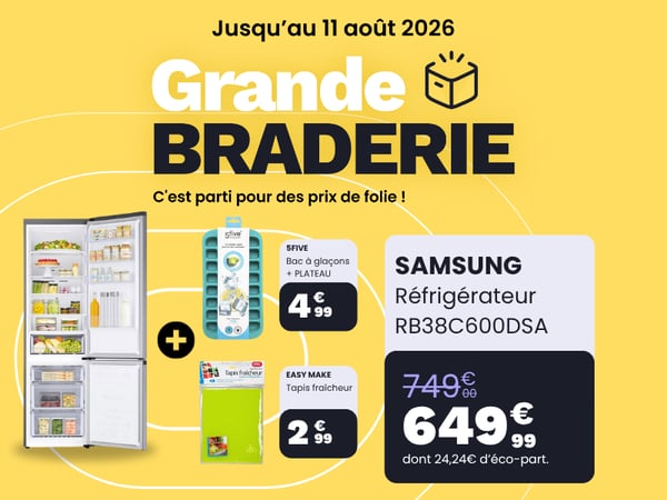 SAMSUNG Réfrigérateur RB38C600DSA | Boulanger Toulouse - Colomiers | Réfrigérateur Combiné Samsung | Grande Braderie | Gros Électroménager | Froid Ventilé | Cuisine Équipée | Promo Réfrigérateur | Électroménager Toulouse | Expert Cuisine Boulanger