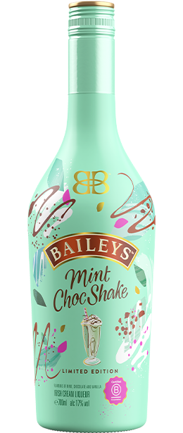 Bottle of Baileys Mint Choc Shake