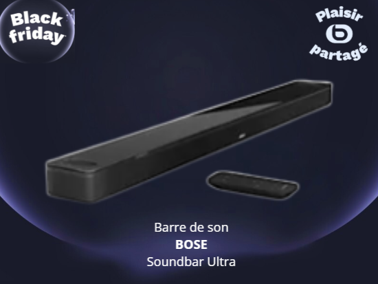 barre de son bose en promotion black friday boulanger chambery