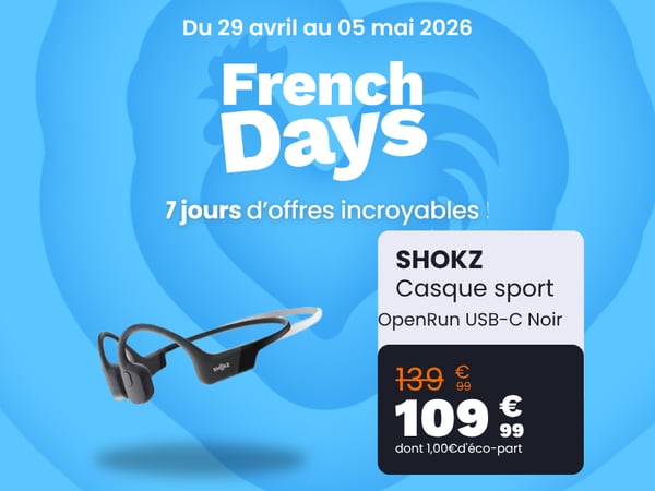Casque SHOKZ OpenRun USB-C Noir