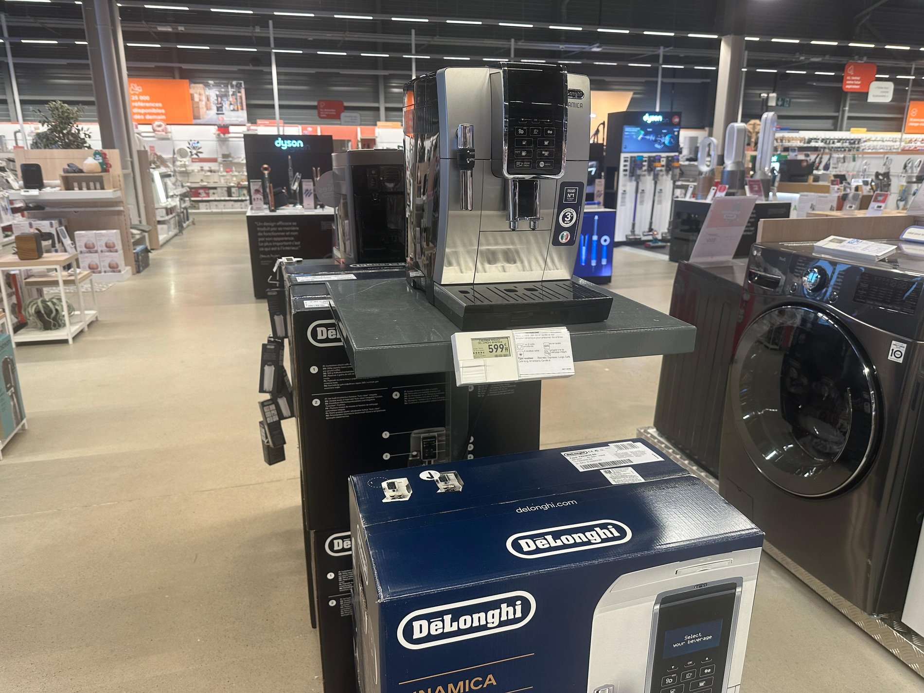 stock machine à café delonghi boulanger wittenheim mulhouse