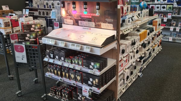Venez découvrir notre gamme d'ampoules connectées au sein de votre magasin Boulanger Nancy Frouard. Ces ampoules consomment jusqu'à 80% d'électricité de moins que les ampoules classiques.
Boulanger Nancy Frouard.