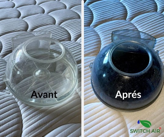 Un matelas avant/après