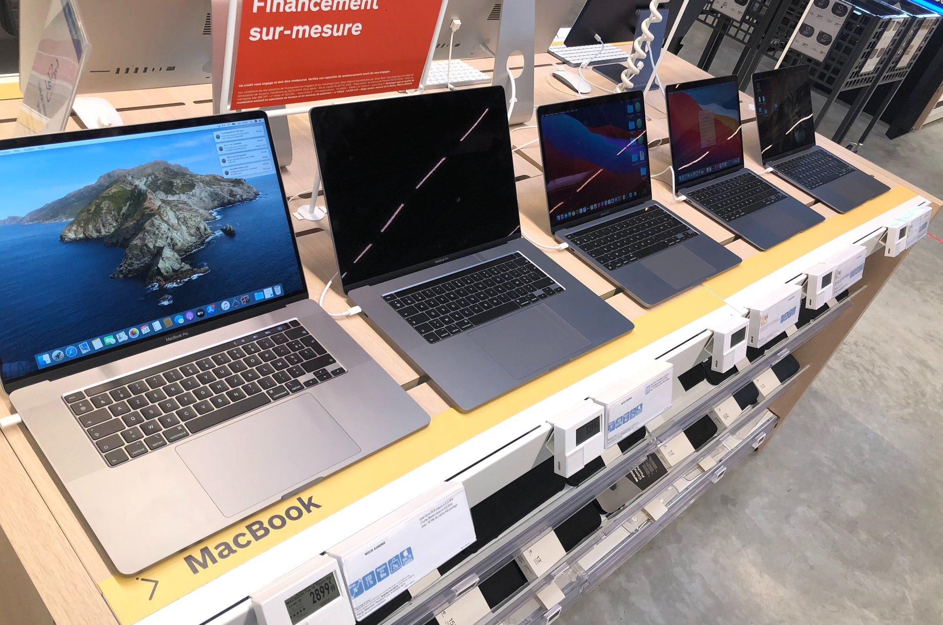 Les macbook Air et Pro disponibles dans votre magasin Boulanger Buchelay