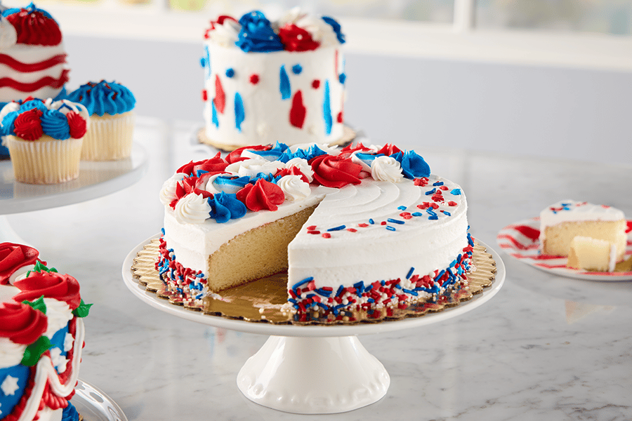 fourth of july custom cakes