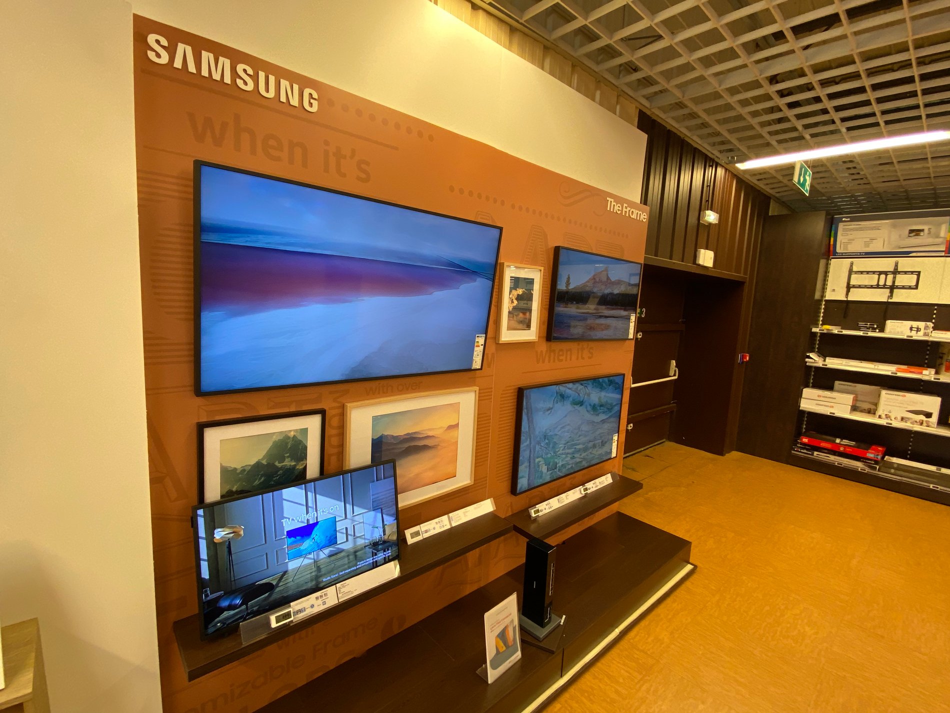 Mural TV Samsung the frame