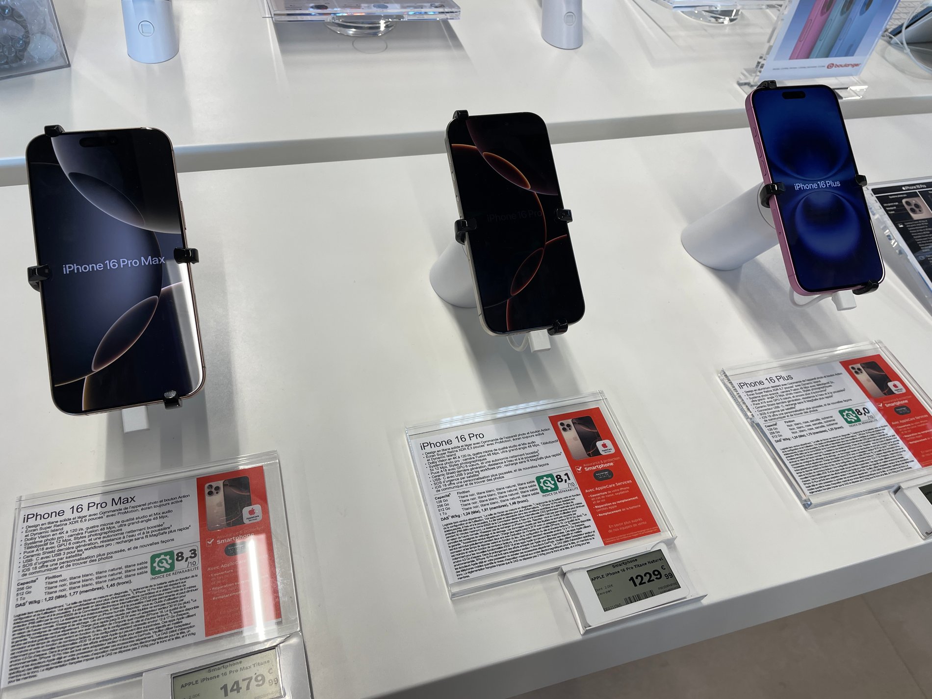 Nouvel Iphone 16 pro, iphone 16 plus, Iphone 16 Pro Max Apple