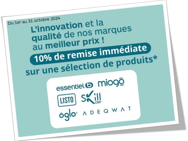 10% de remise immédiate sur une sélection de produits de nos marques à Boulanger Sarlat !
