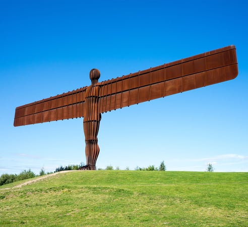Angel of the North near Newcastle Upon Tyne