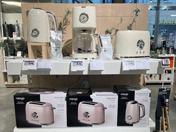 Bouilloire, cafetière et grille pain Miogo au  Boulanger Marseille - Saint Ferreol