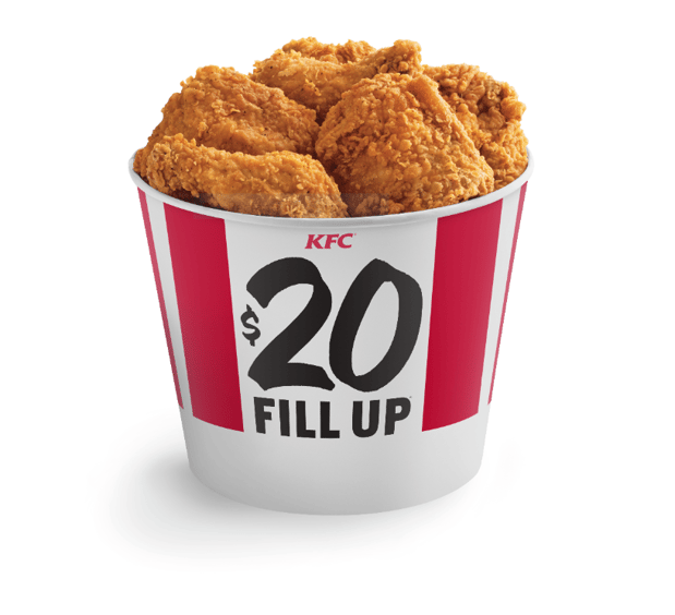 KFC Fried Chicken, Extra Crispy Chicken, Bucket of Chicken & More in