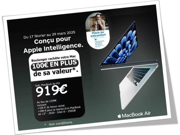 Bonus rachat MacBook AIR