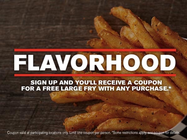Fries with Flavorhood Offer