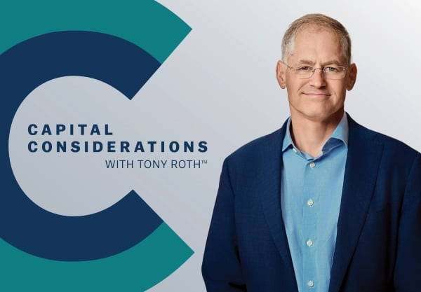 An image of Tony Roth promoting his Capital Considerations podcast.