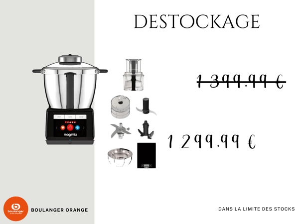 Robot cuiseur Magimix Cook Expert Connect Noir 18916