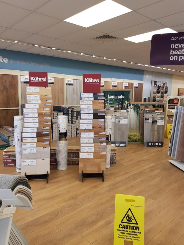 Carpetright Bristol Longwell Green Carpet, Flooring and Beds in