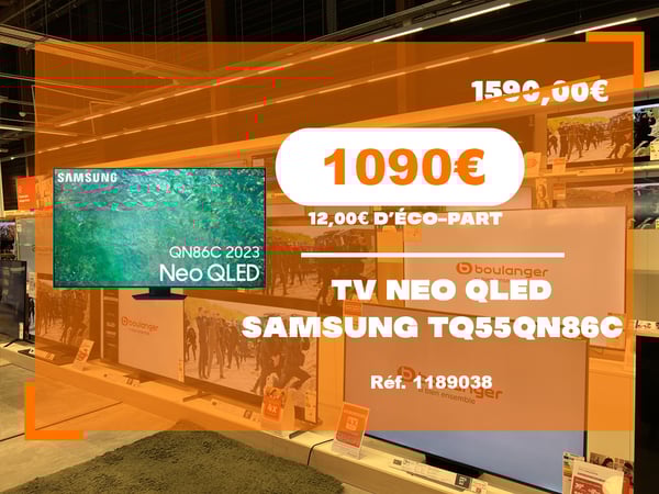 TV QLED SAMSUNG NEOQOLED TQ55QN86C 2023
