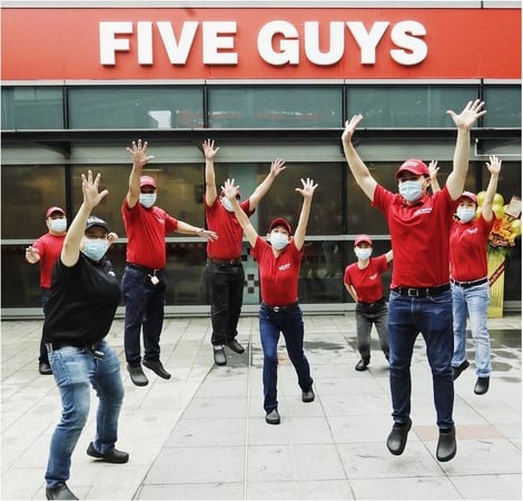 Five Guys Restaurant Burgers and Fries