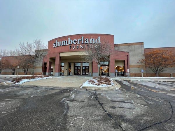 Slumberland Furniture Store in Waite Park,  MN - Storefront wide view