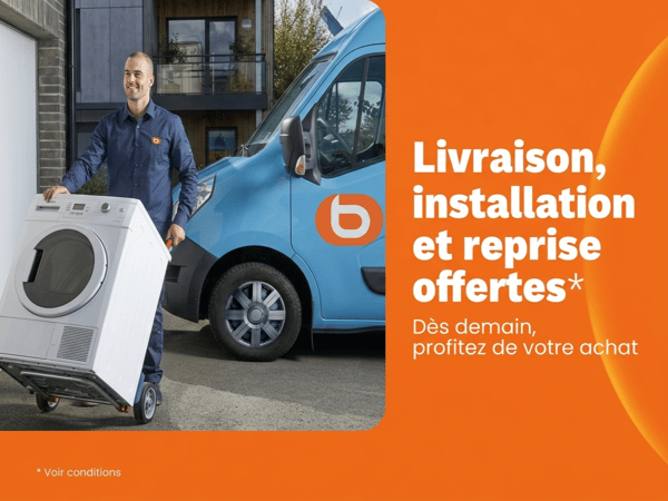 Boulanger Chambéry : livraison, installation et reprise gratuite des anciens appareils.