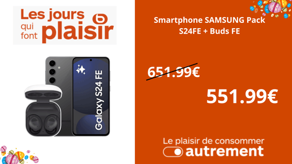 Smartphone SAMSUNG Pack S24FE + Buds FE