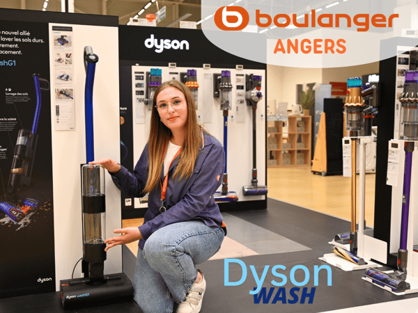Dyson wash magasin boulanger angers