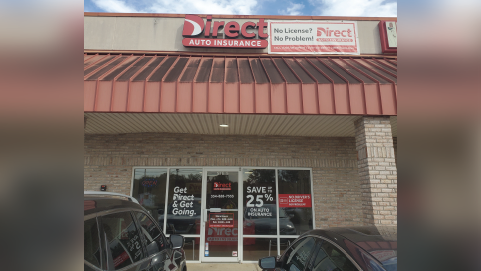 Direct Auto Insurance storefront located at  3255 South Oates Street, Dothan