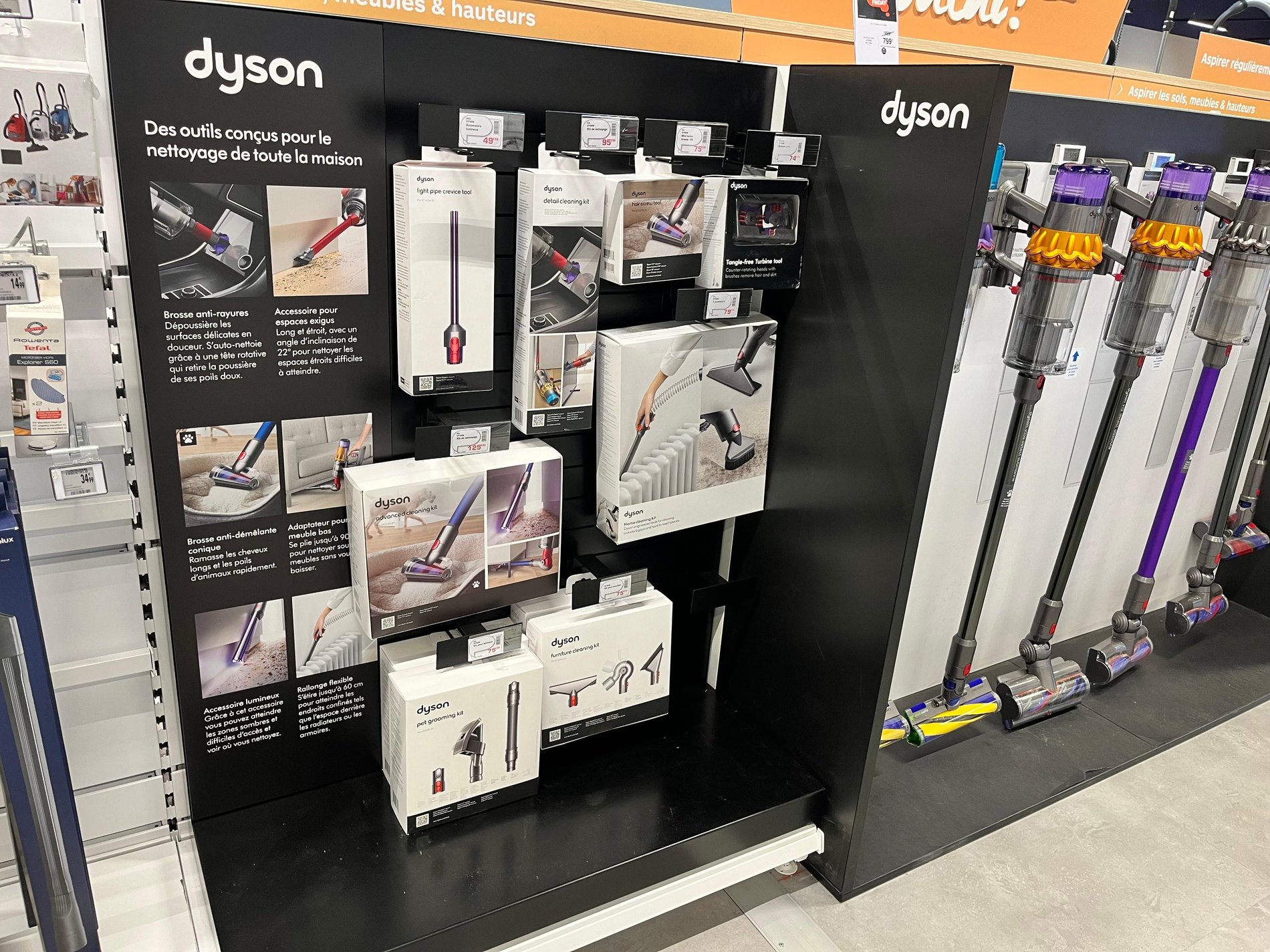 Accessoires apsirateur balais Dyson à Boulanger limonest
