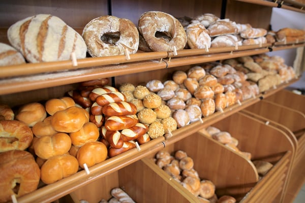 21 Sorten Brot im Laden