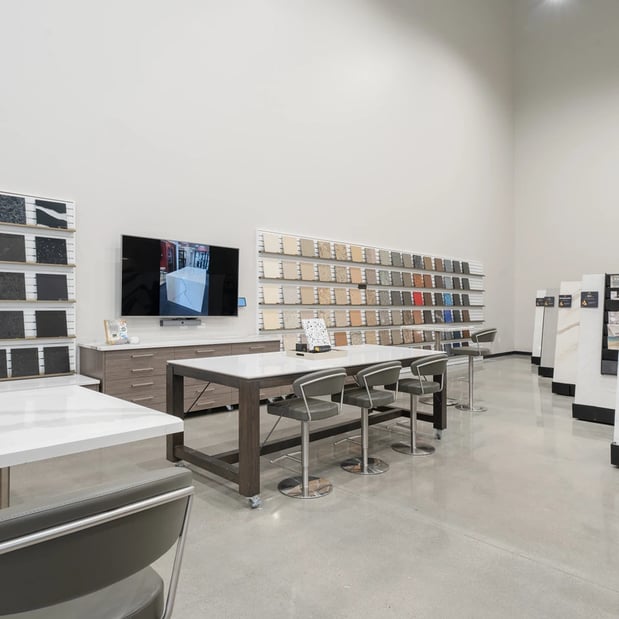CAMBRIA SALES AND DISTRIBUTION CENTER SHOWROOM – DALLAS sample display