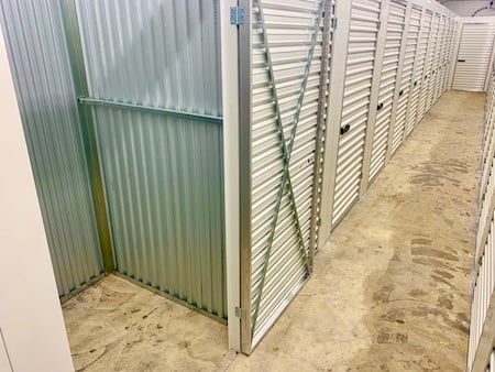 Storage lockers at N 3rd & Wythe in Williamsburg Brooklyn