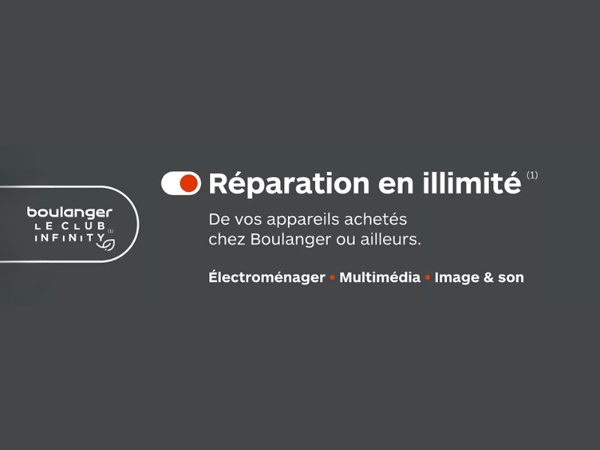 Infinity panne réparation remplacement assistance Boulanger Thionville Terville