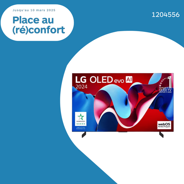 TV OLED LG OLED42C4 en promotion dans votre magasin Boulanger Lille Esquermoise
