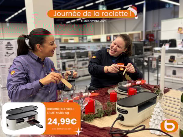 Journée de la raclette le 13 décembre magasin boulanger cannes mandelieu